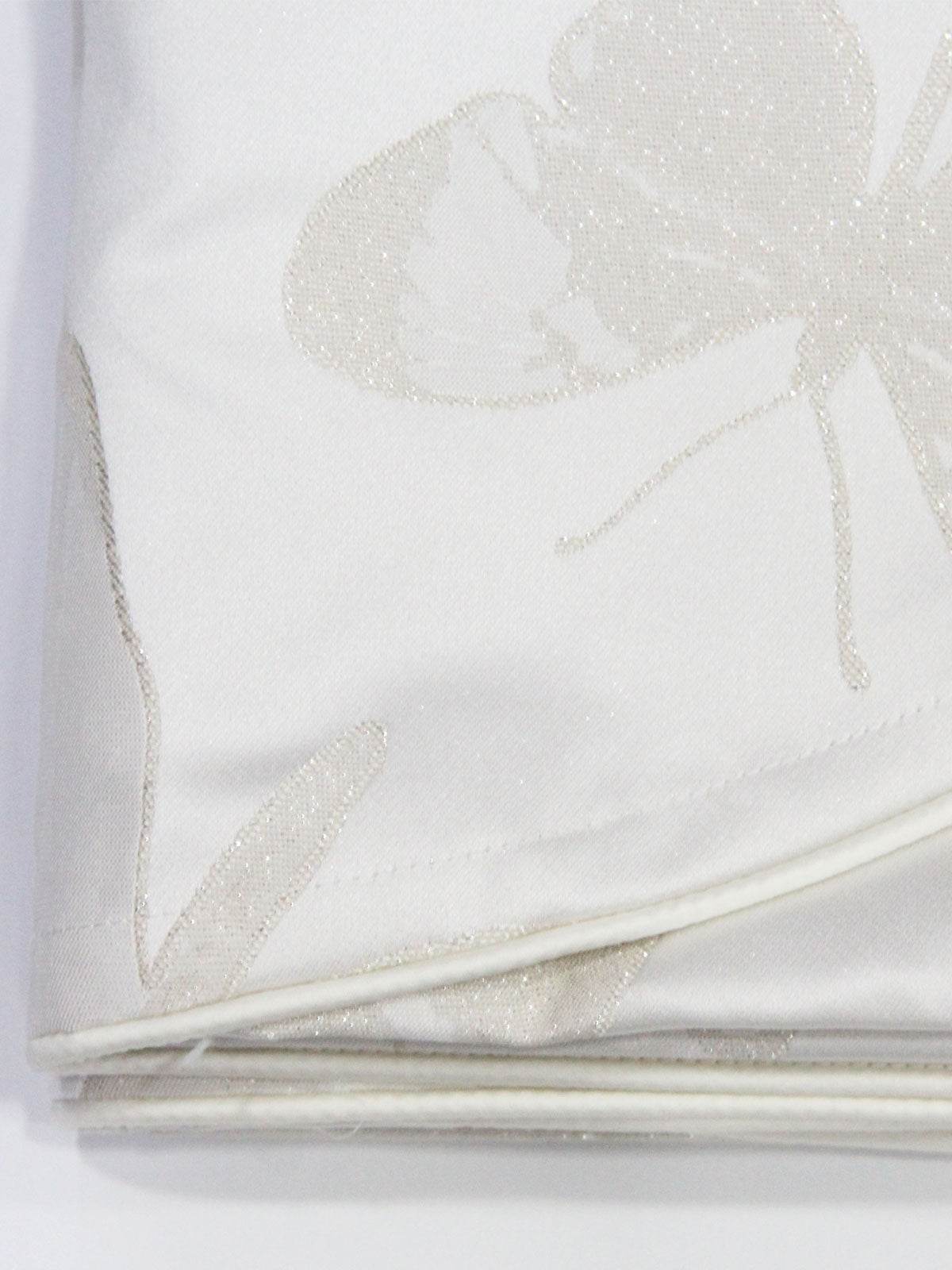 Copriletto jacquard Biancheria Butterfly CPT Agostini - evabiancheria