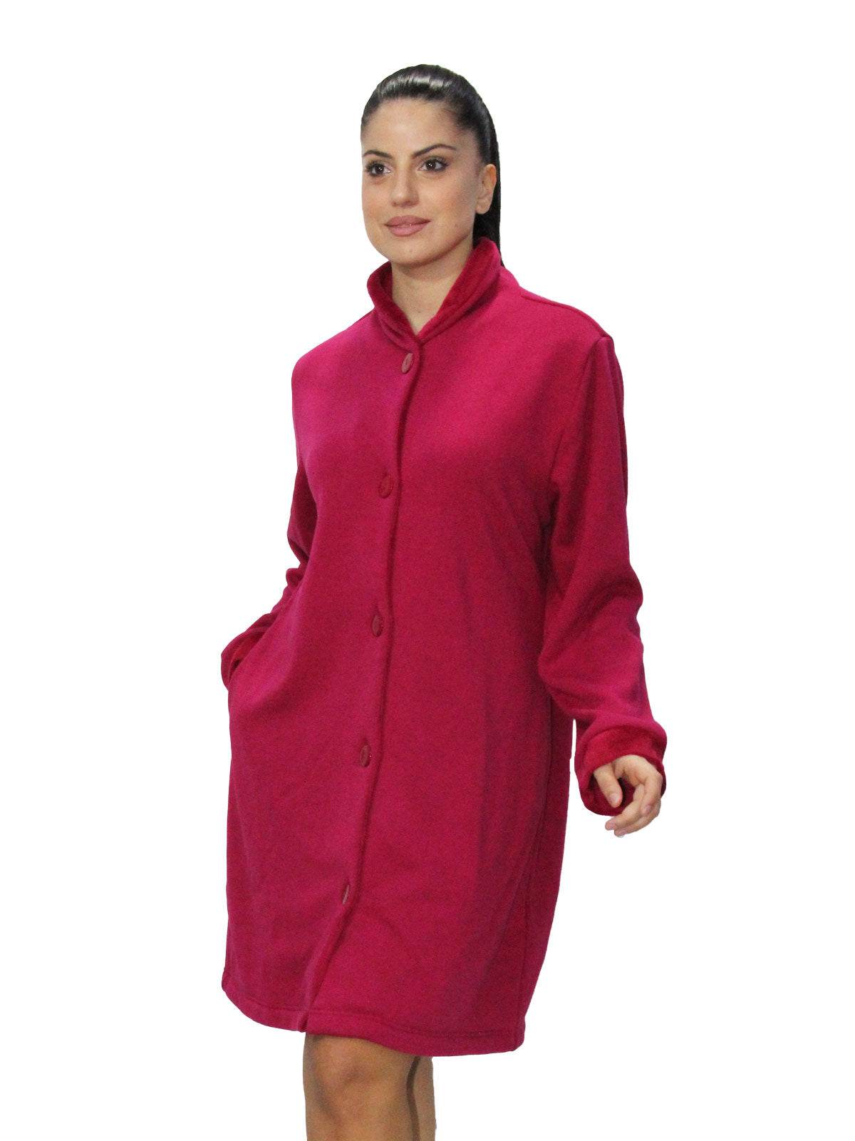 Vestaglia Abbottonata Donna FL74 Verdissima - evabiancheria