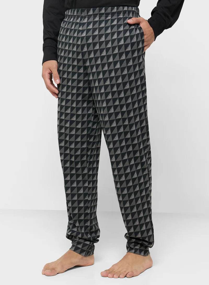 Pigiama Giro collo Uomo AF14994 EM000617 Emporio Armani - evabiancheria