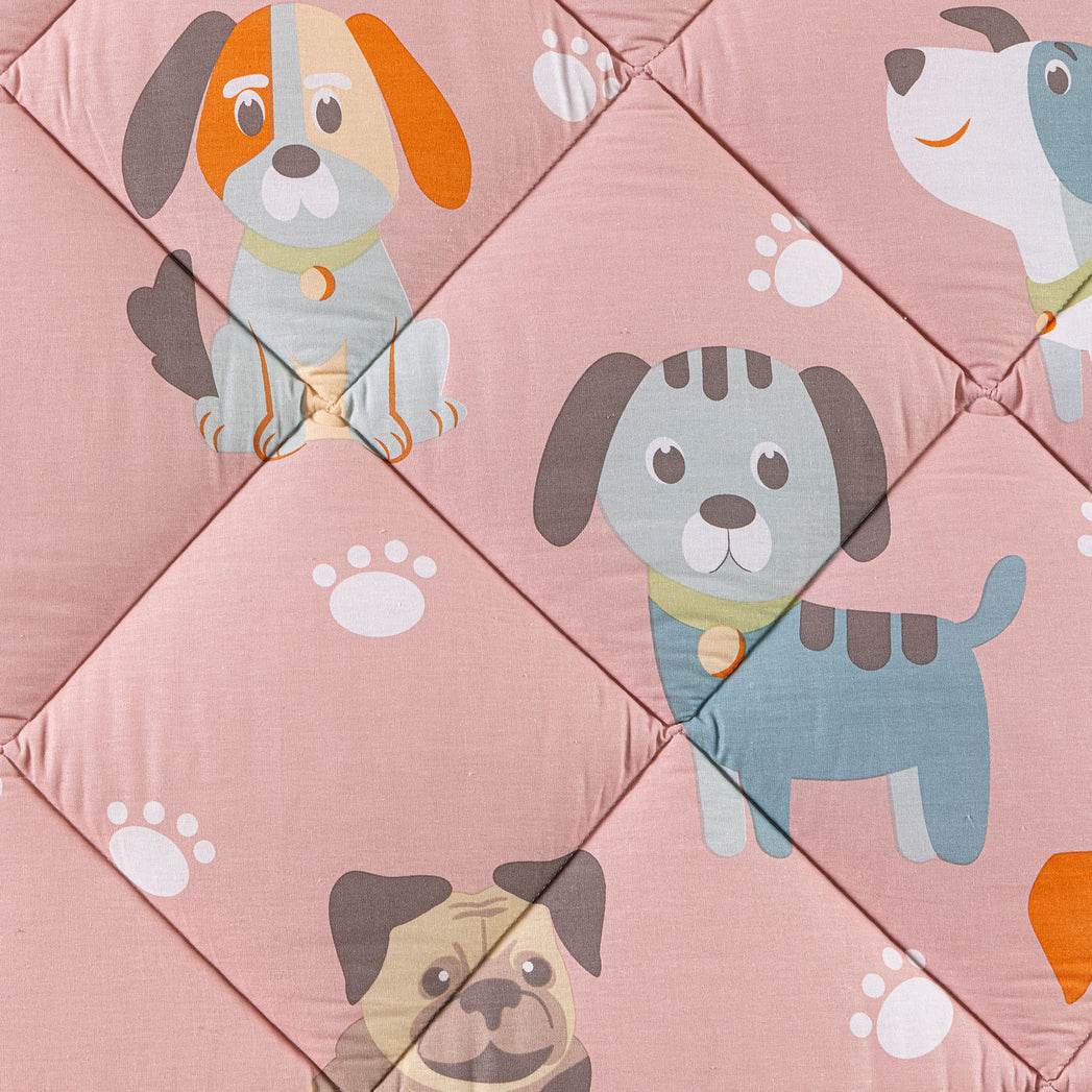 Copripiumino Stampato Biancheria Cuccioli Trap Caleffi - evabiancheria