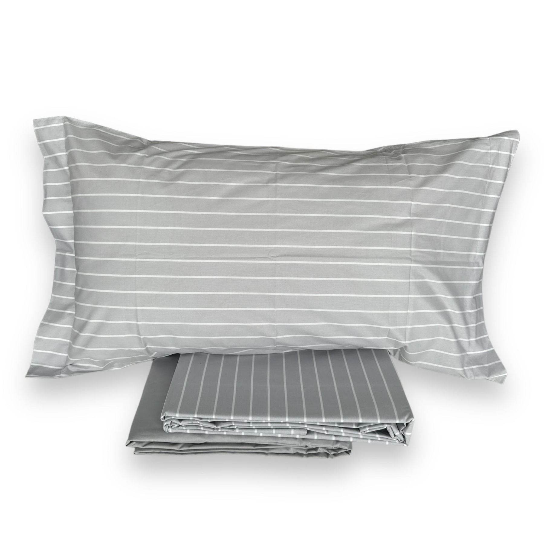 Lenzuola Stampato Biancheria Downing cpl MIrabello - evabiancheria