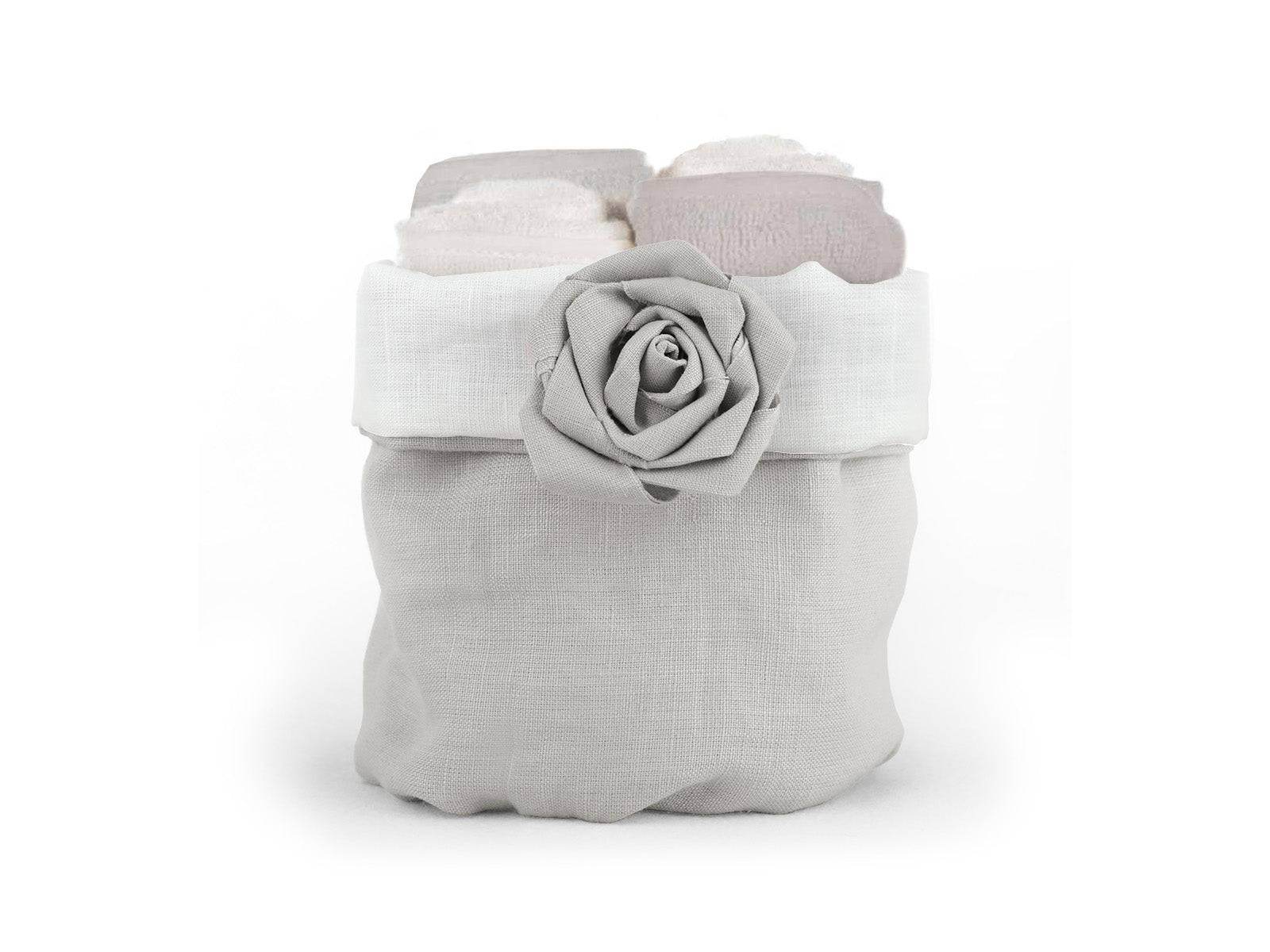 lavette 4 pezzi Biancheria Bocciolo Lavette Daunex - evabiancheria