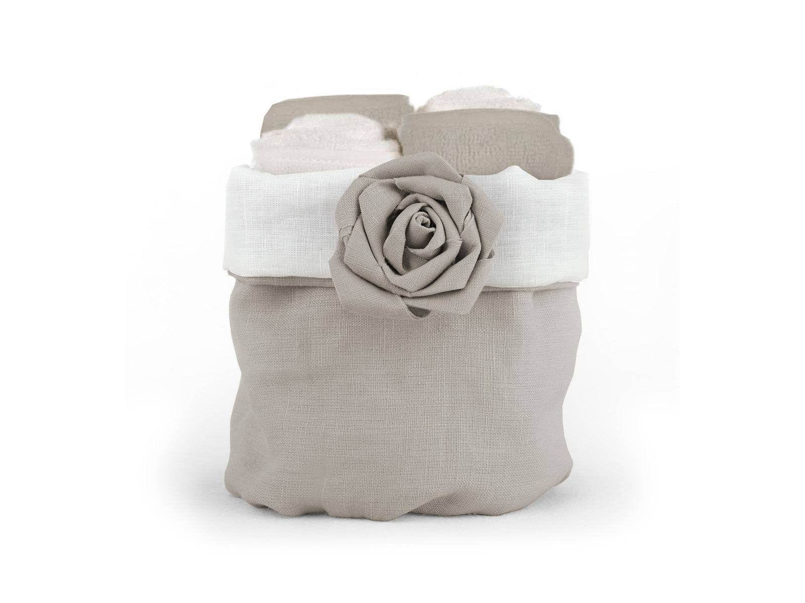 lavette 4 pezzi Biancheria Bocciolo Lavette Daunex - evabiancheria