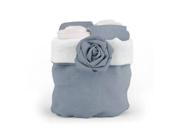 lavette 4 pezzi Biancheria Bocciolo Lavette Daunex - evabiancheria