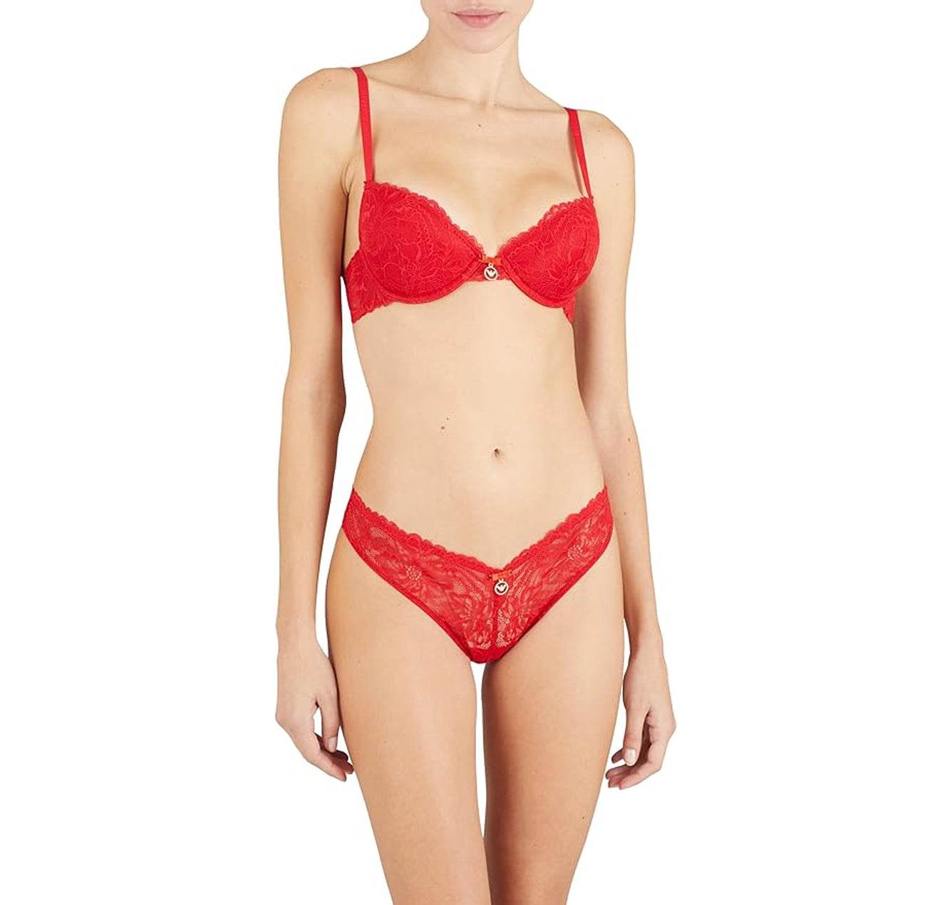 Brasiliano Pizzo Donna 4F206 164589 Emporio Armani - evabiancheria