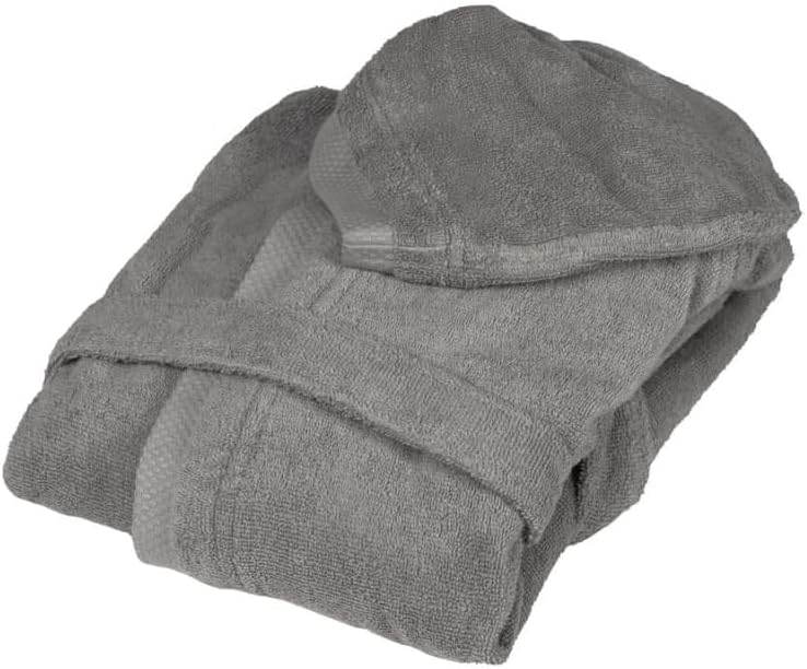 Accappatoio con cappuccio Biancheria Square Acc Fazzini - evabiancheria