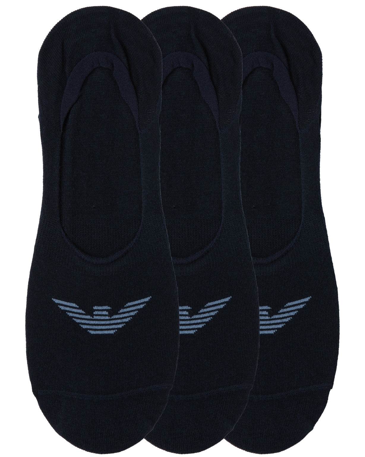 Salvapiedi 3-pack Uomo AF12271 EM000548 Emporio Armani - evabiancheria