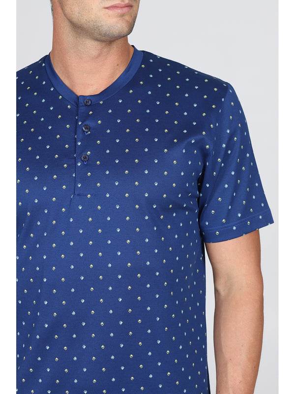 Pigiama corto Uomo Sappada Jac214 Rombi Julipet - evabiancheria