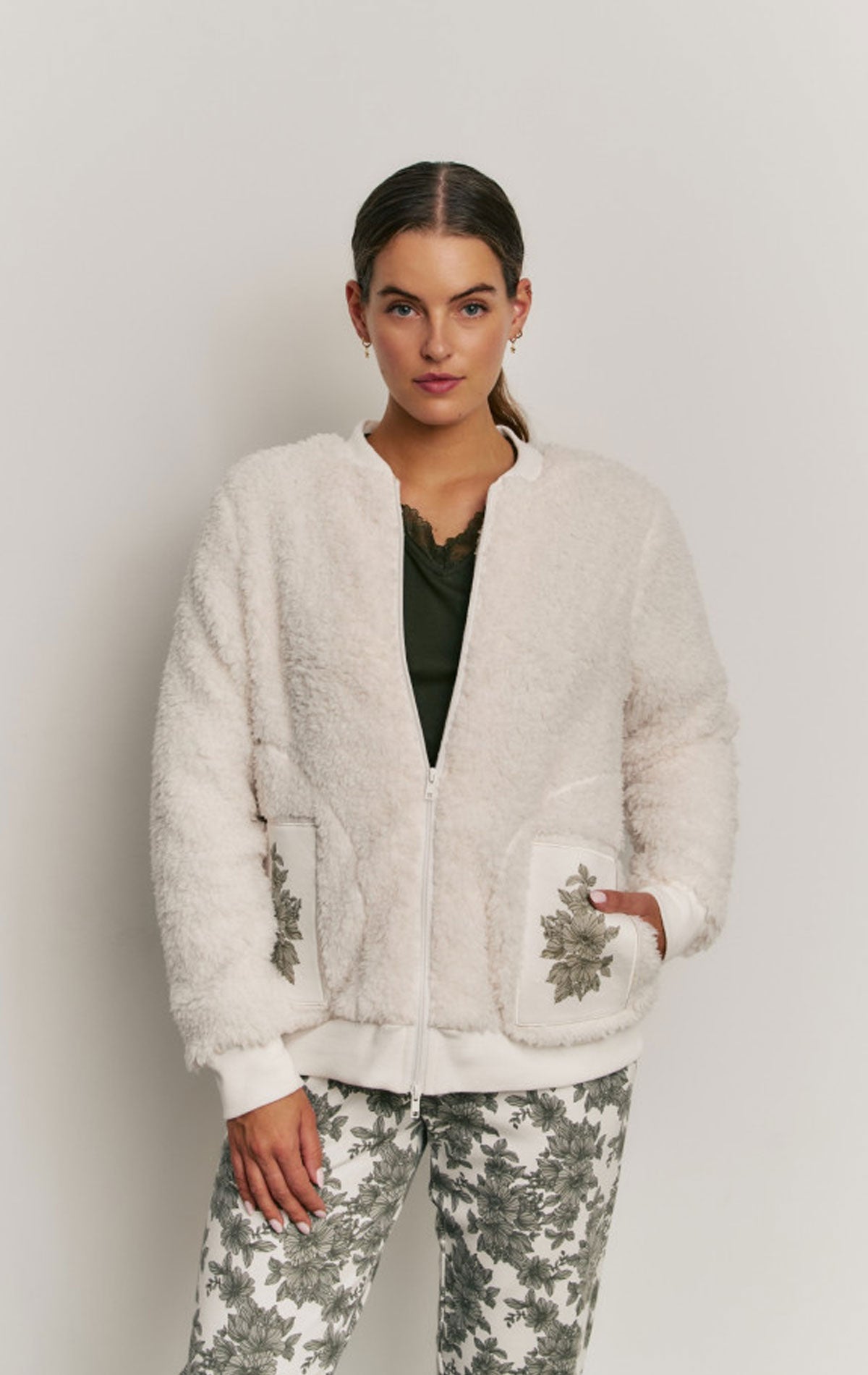 Completo pigiama Pigiama +Giacca Donna N21813 Promise