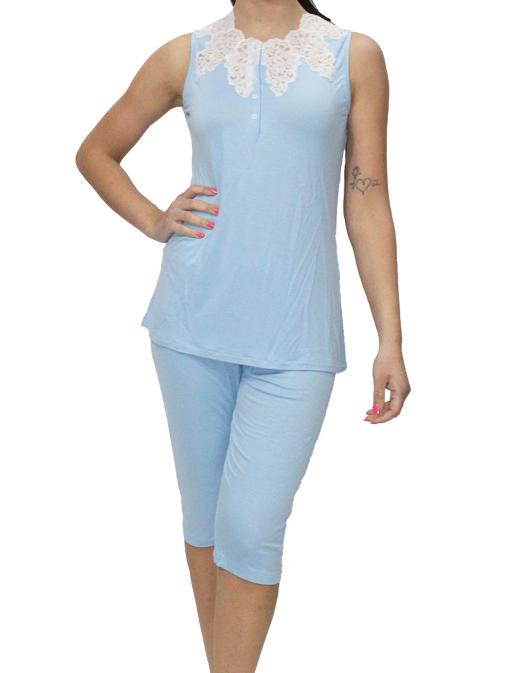 Pigiama pinocchietto Donna 6468/A Clara Rossi Firenze