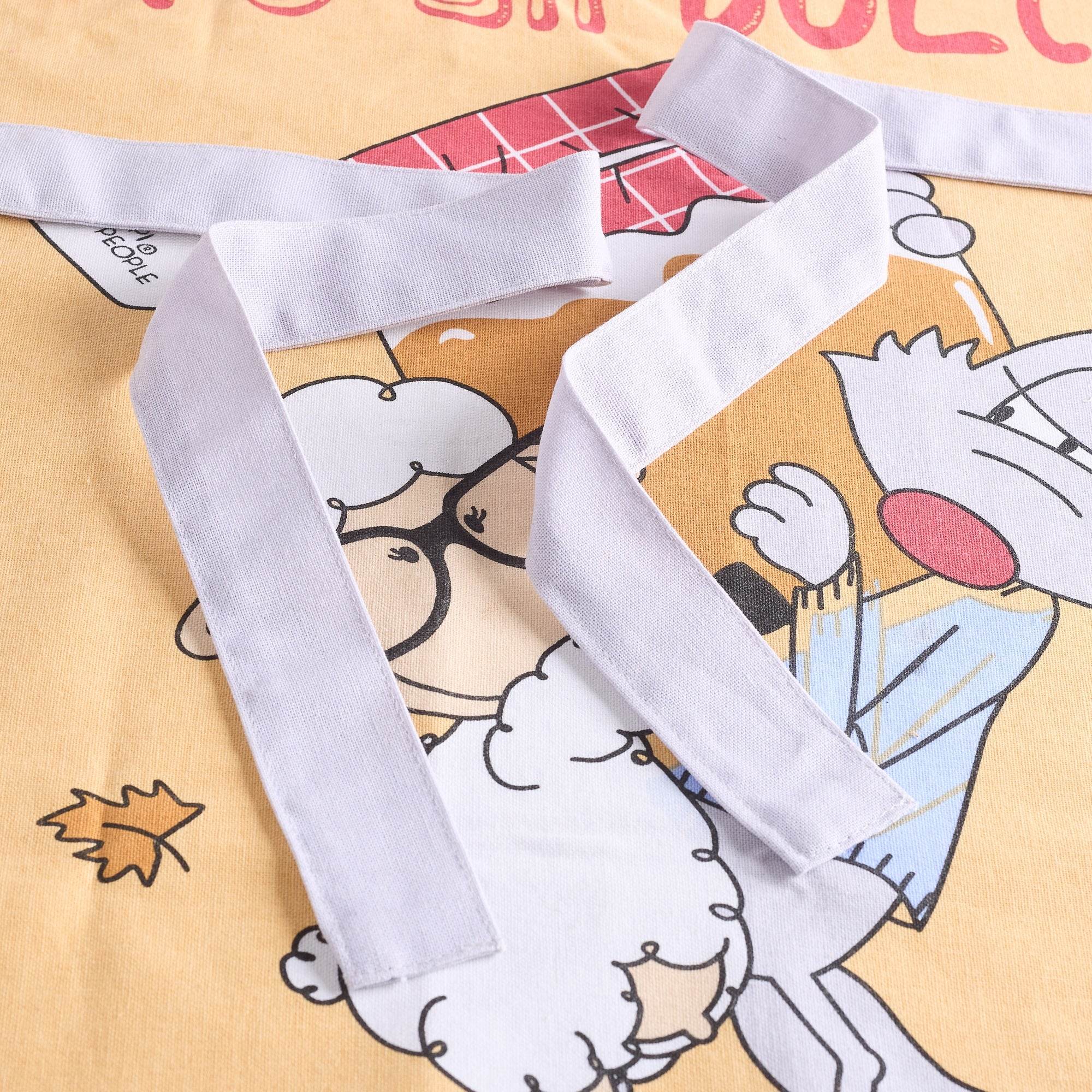 Grembiule Stampato Biancheria Grembiule HP Dolce Happy People - evabiancheria