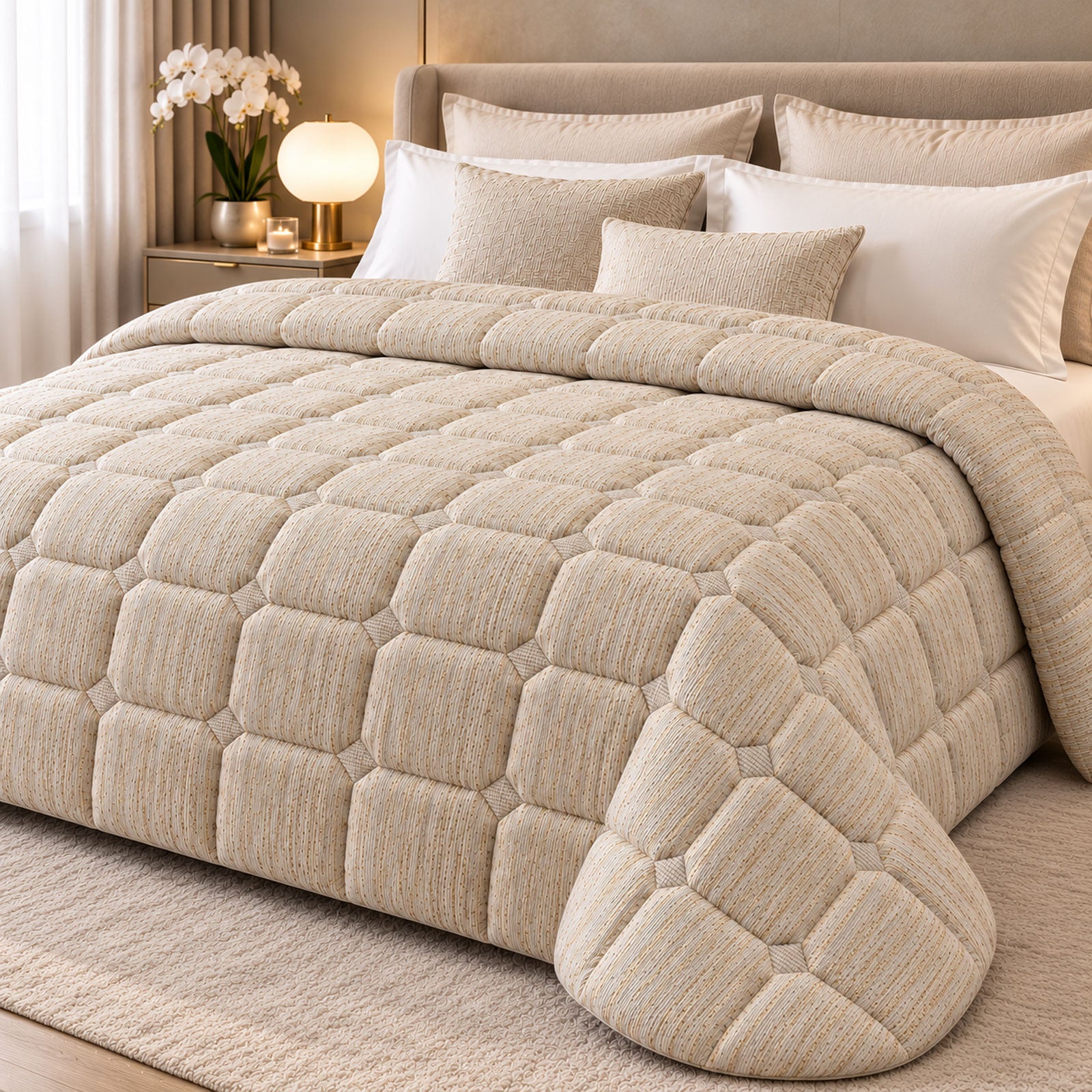 Trapunta jacquard Biancheria Ludovica Trap Daylight