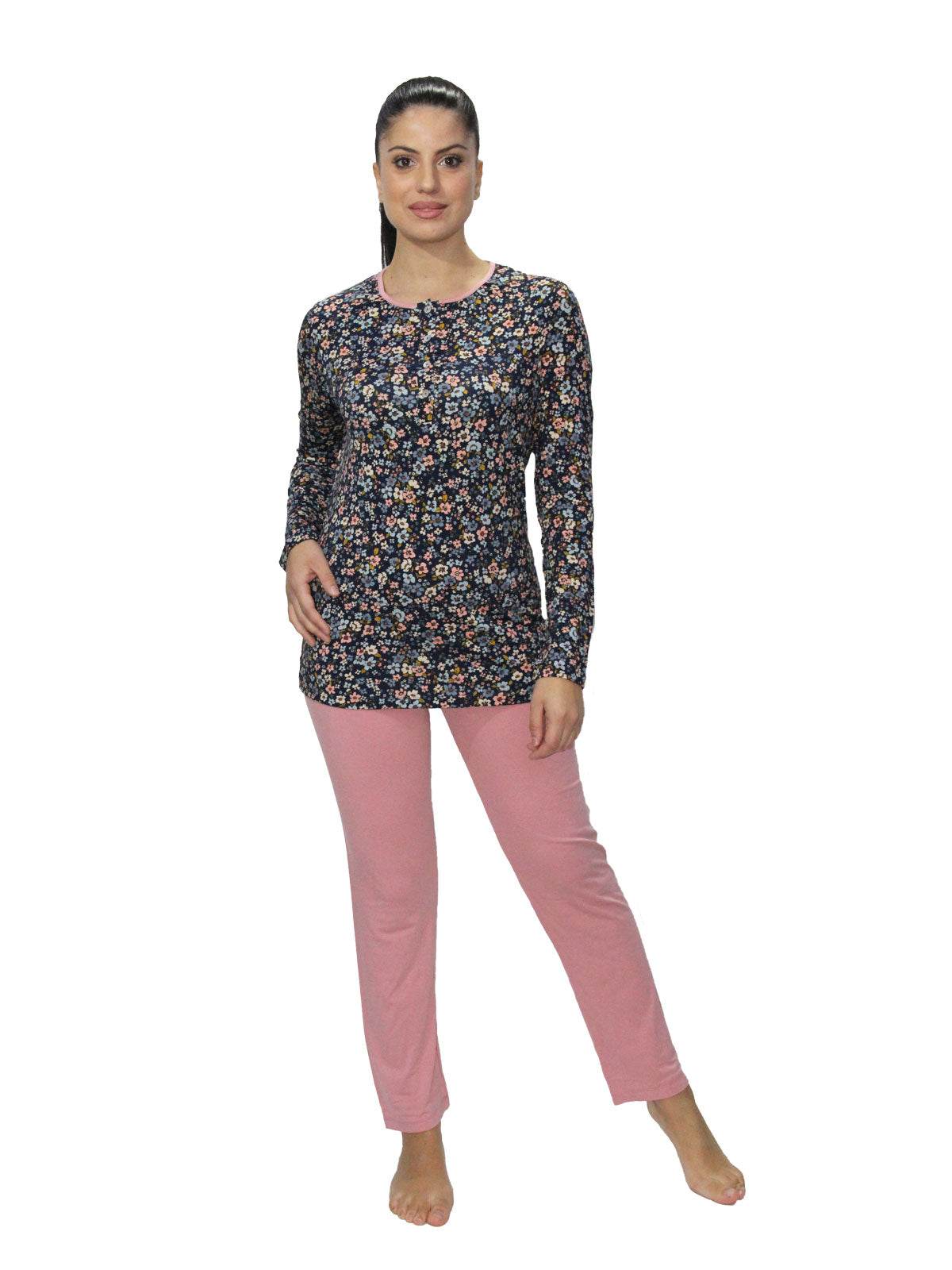 Pigiama Serafino Donna Romina 3 Julie - evabiancheria