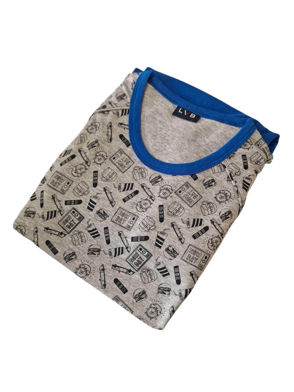 Pigiama corto Uomo L0DSP GRI Lovable - evabiancheria