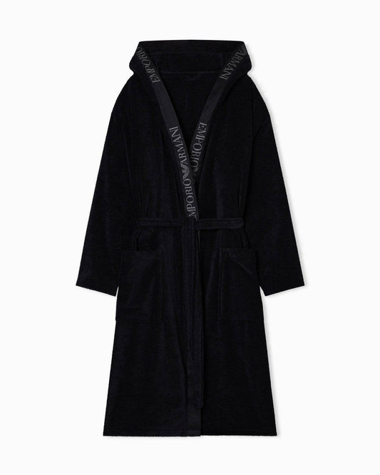 Accappatoio con cappuccio Uomo AF14986 EM002255 Emporio Armani - evabiancheria