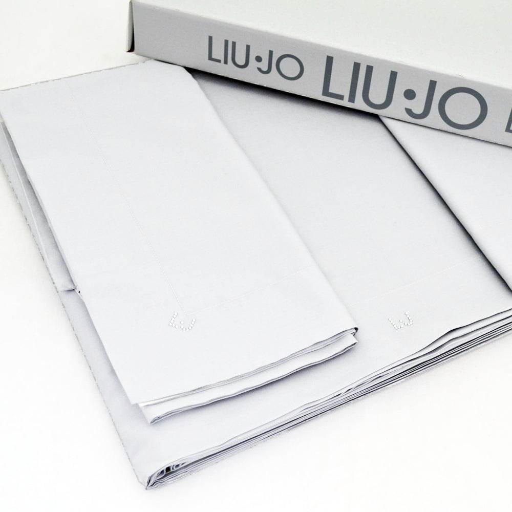 Lenzuola Tinta Unita Biancheria Rasatello LL2921 Liu Jo Home - evabiancheria