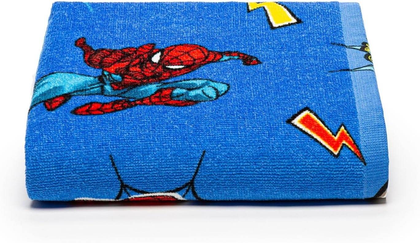 Asciugamano 50x80 Biancheria Spider Man Power Caleffi - evabiancheria