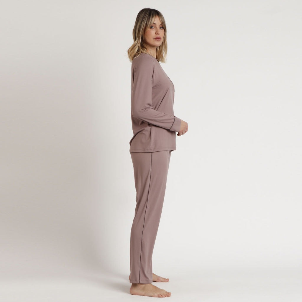 Women's Round Neck Pyjamas 62643 Admas