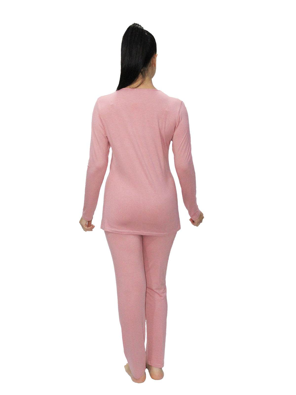 Pigiama Serafino Donna Rina 3 Julie - evabiancheria