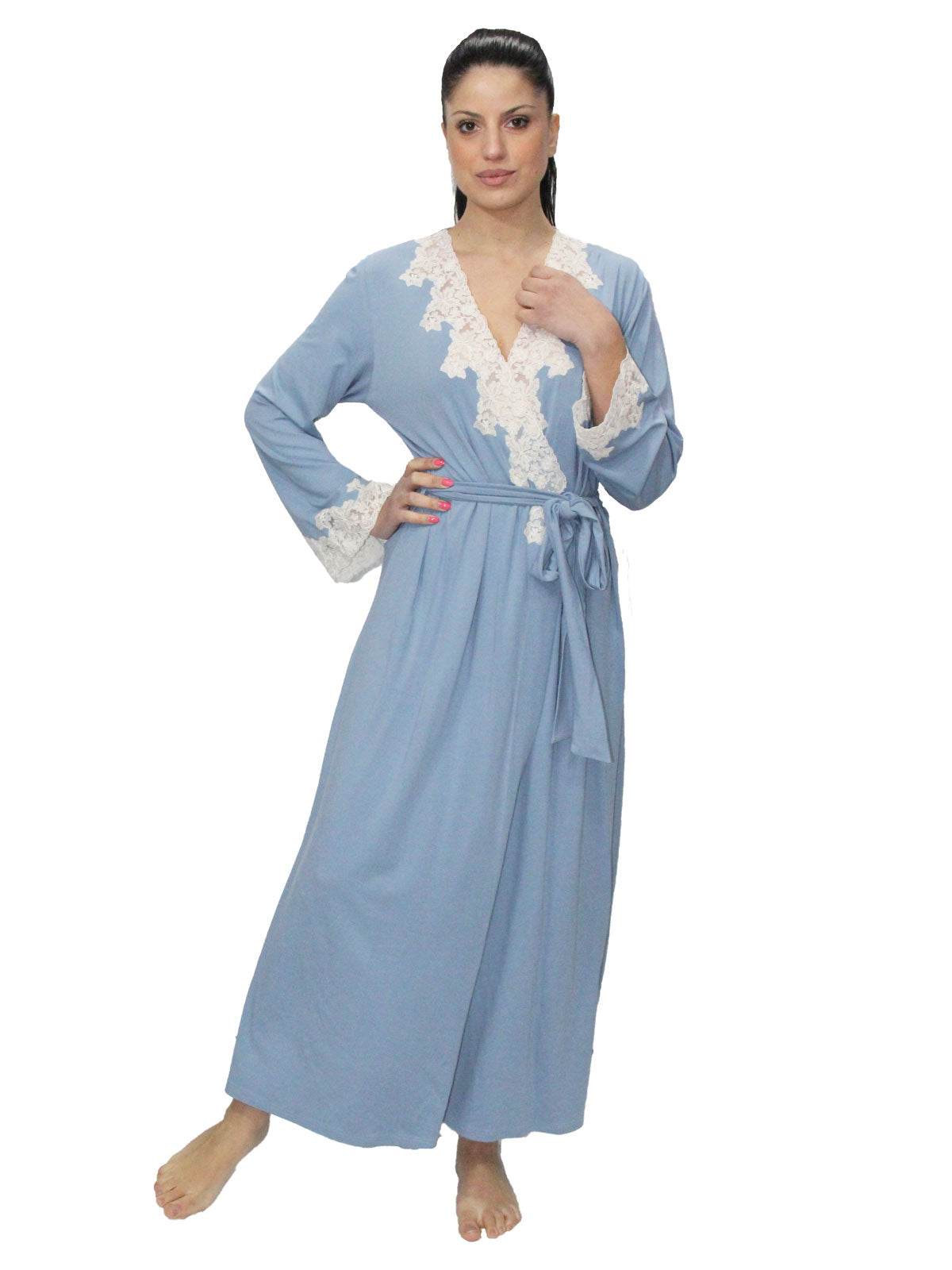 Vestaglia Incrocio Donna 6521/E Clara Rossi Firenze - evabiancheria