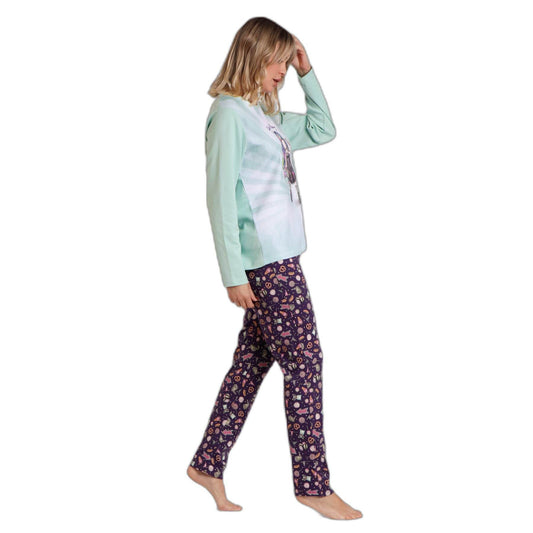 Pigiama Giro collo Donna 62386 Santoro - evabiancheria