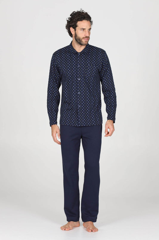 Pigiama Serafino Uomo Nettuno JAL395 Julipet - evabiancheria