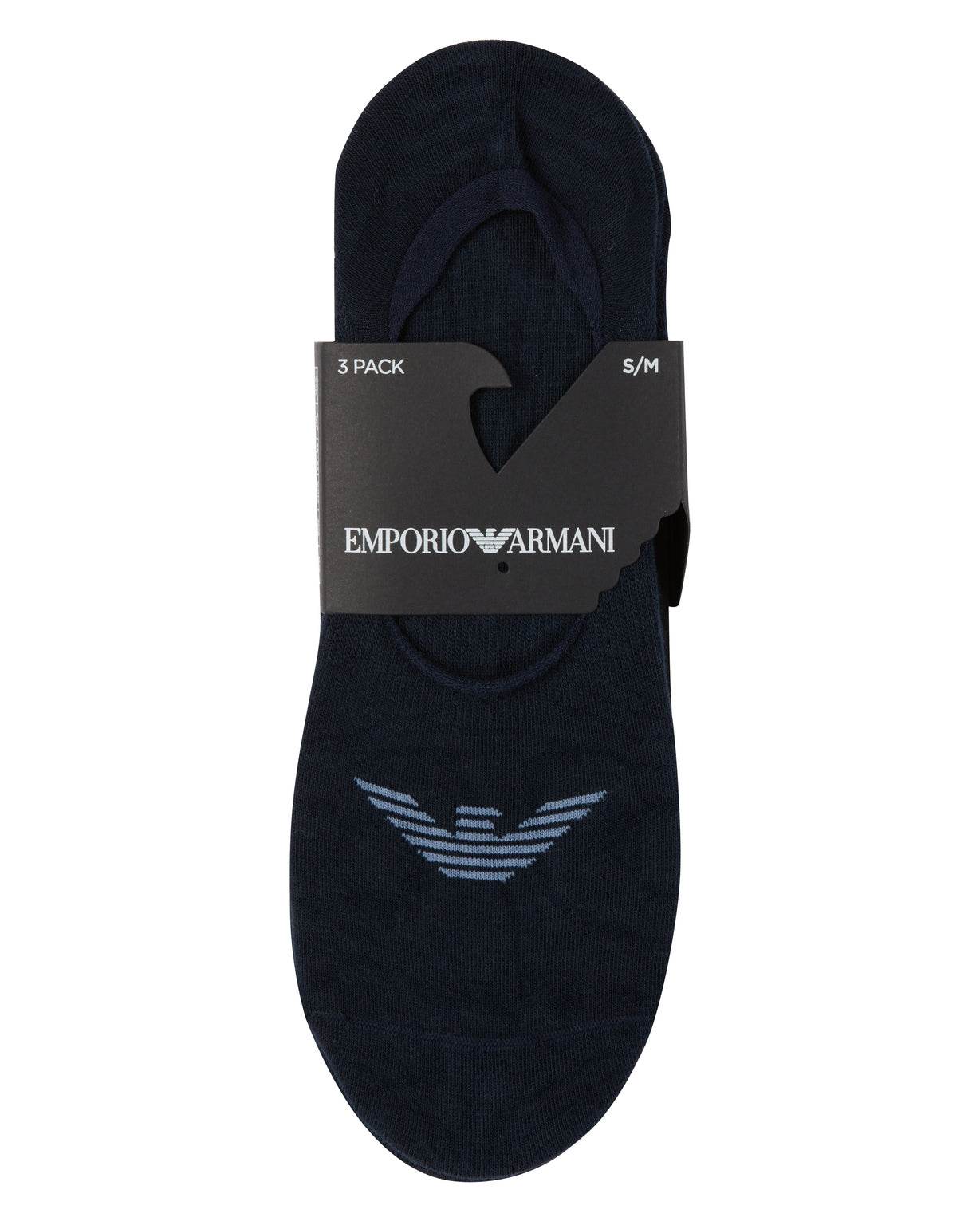 Salvapiedi 3-pack Uomo AF12271 EM000548 Emporio Armani - evabiancheria