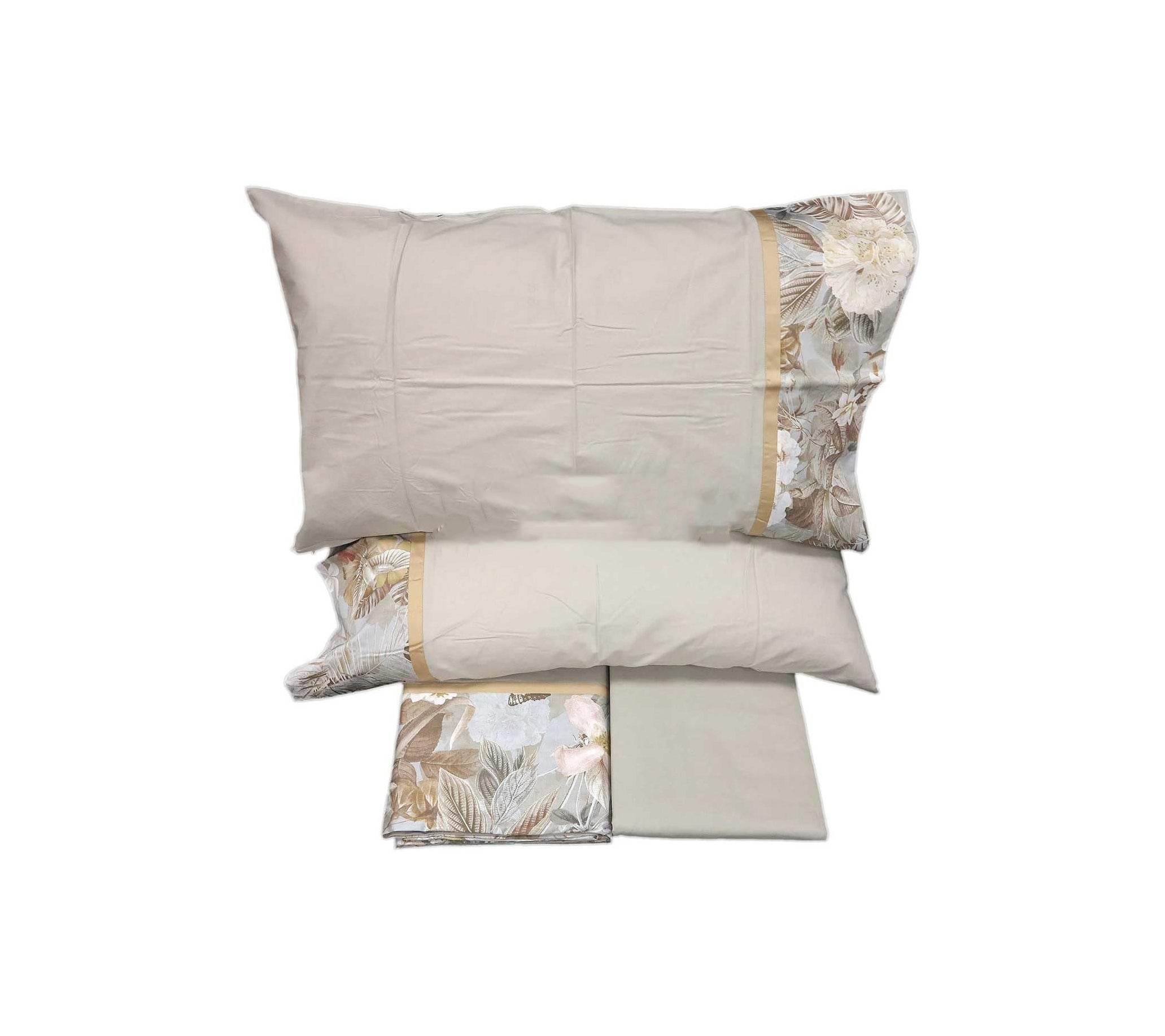 Lenzuola Stampato Biancheria Protea Cpl Flanella Fazzini - evabiancheria