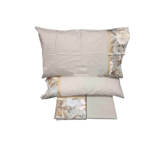 Lenzuola Stampato Biancheria Protea Cpl Flanella Fazzini - evabiancheria