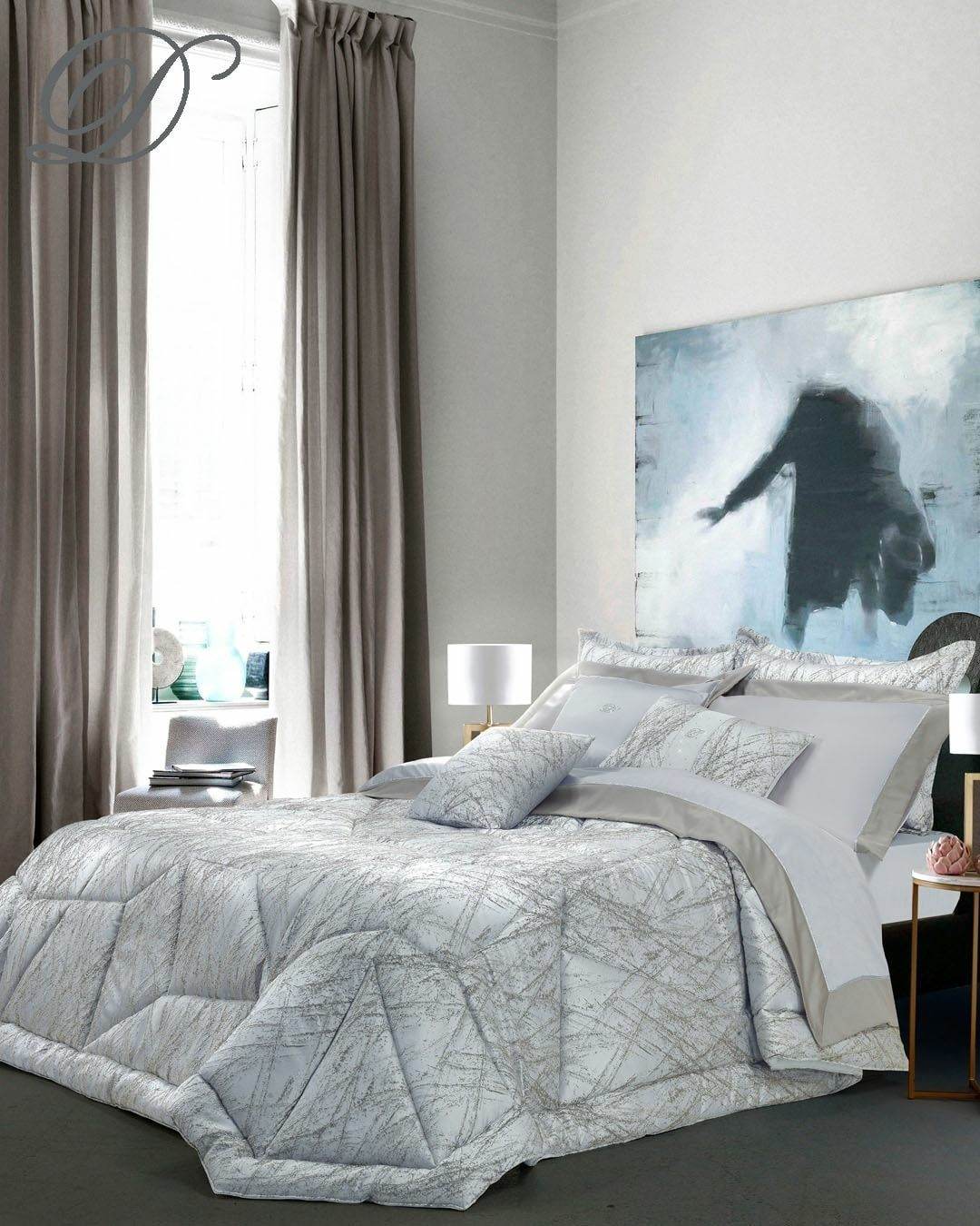 Trapunta jacquard Biancheria Space Trap David Home Collection - evabiancheria