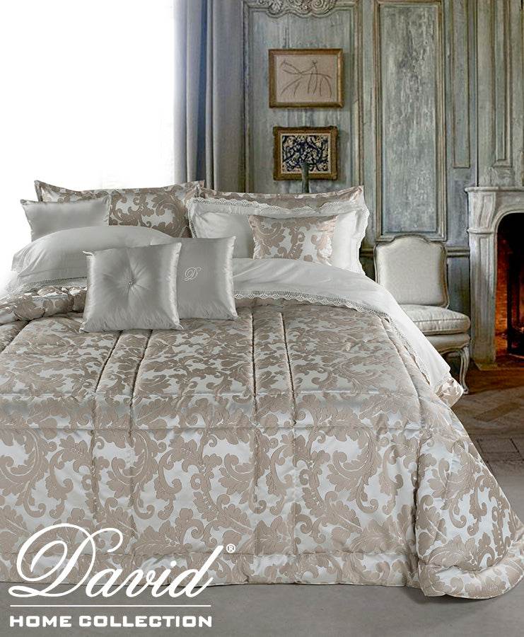 Trapunta jacquard Biancheria Candy Trap David Home Collection - evabiancheria