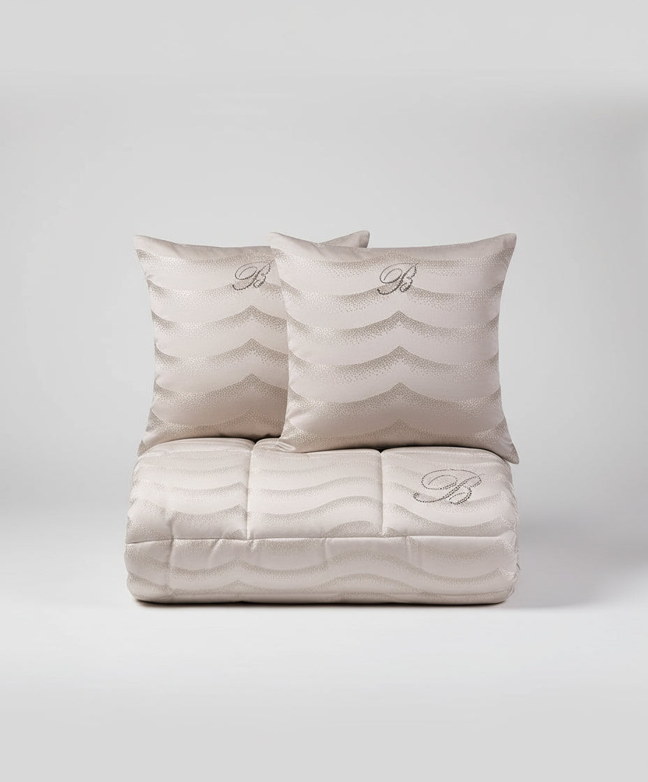 Trapunta + 2 cuscini Biancheria Jasmine Trap+2Cusc Blumarine Home