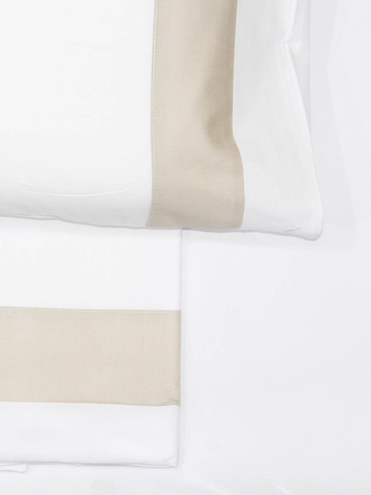 Lenzuola Bicolore Biancheria Time cpl Rebecca Home - evabiancheria