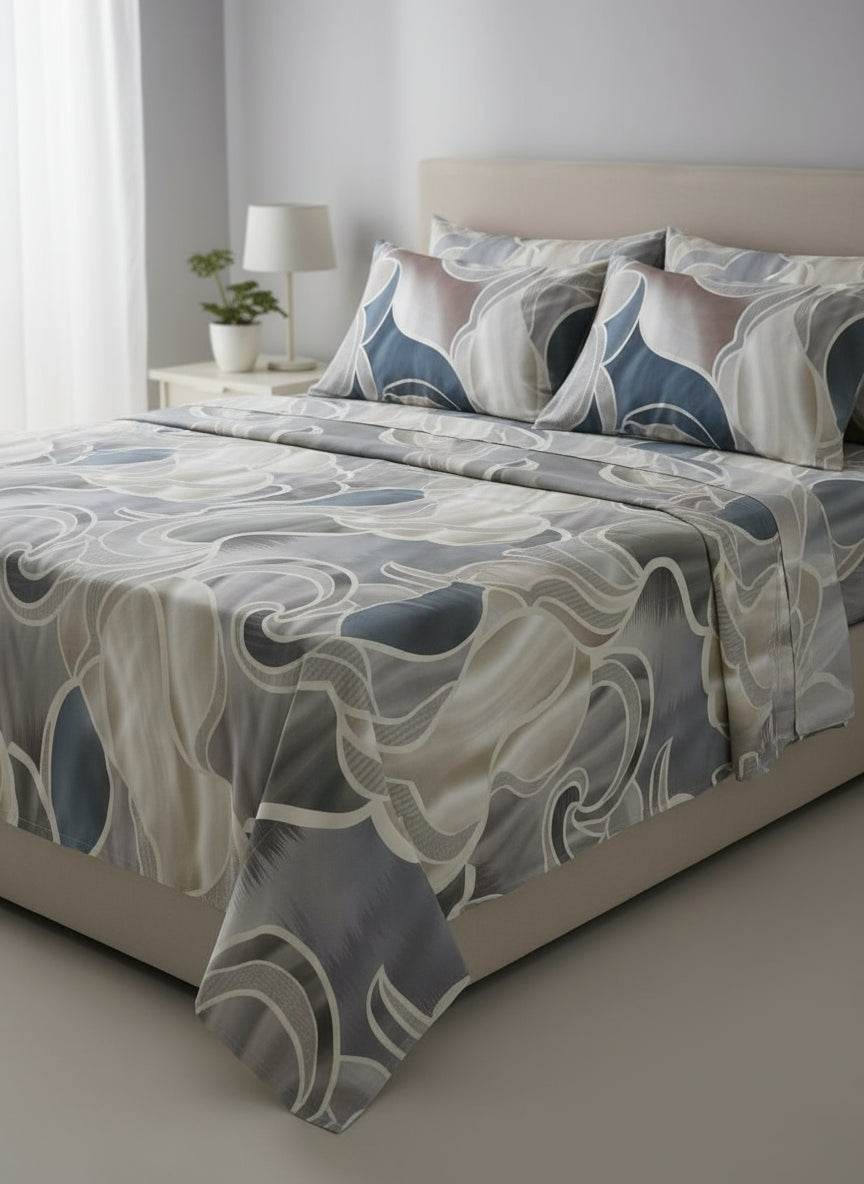 Lenzuola Stampato Biancheria Trentasei Cpl Tessitura Randi - evabiancheria