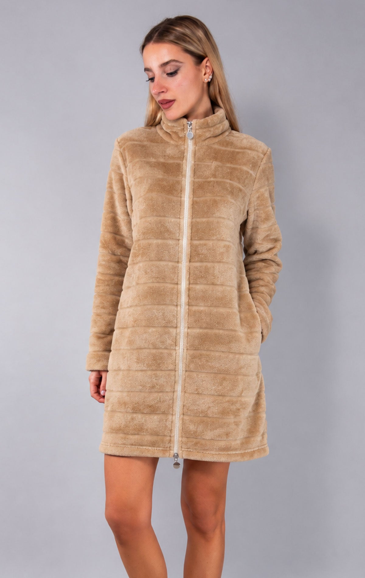 Vestaglia con zip Donna SS71 Verdissima