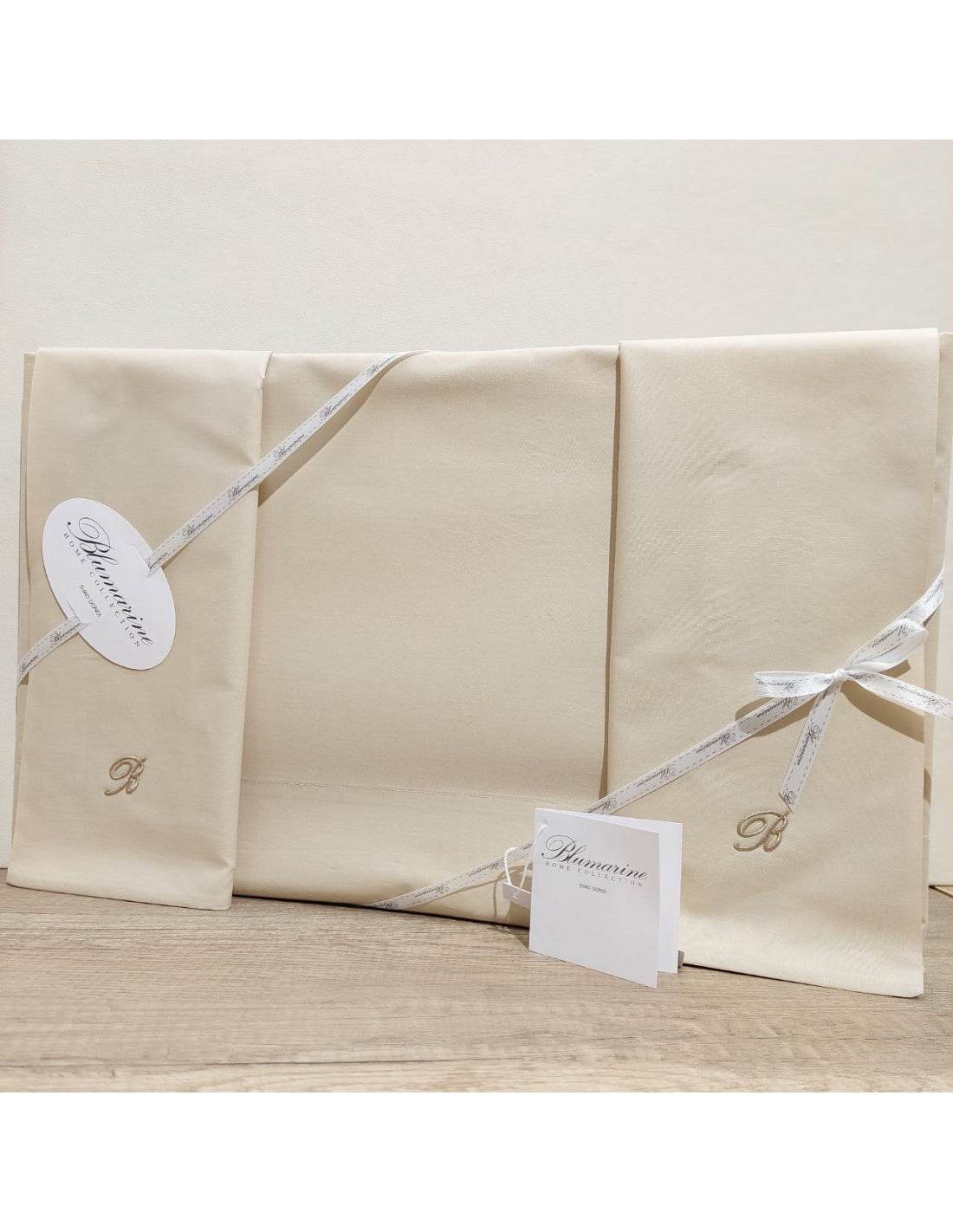 Lenzuola Tinta Unita Biancheria Stile Blu cpl Blumarine Home - evabiancheria