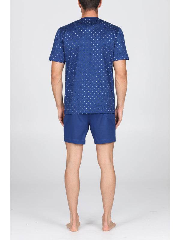 Pigiama corto Uomo Sappada Jac214 Rombi Julipet - evabiancheria