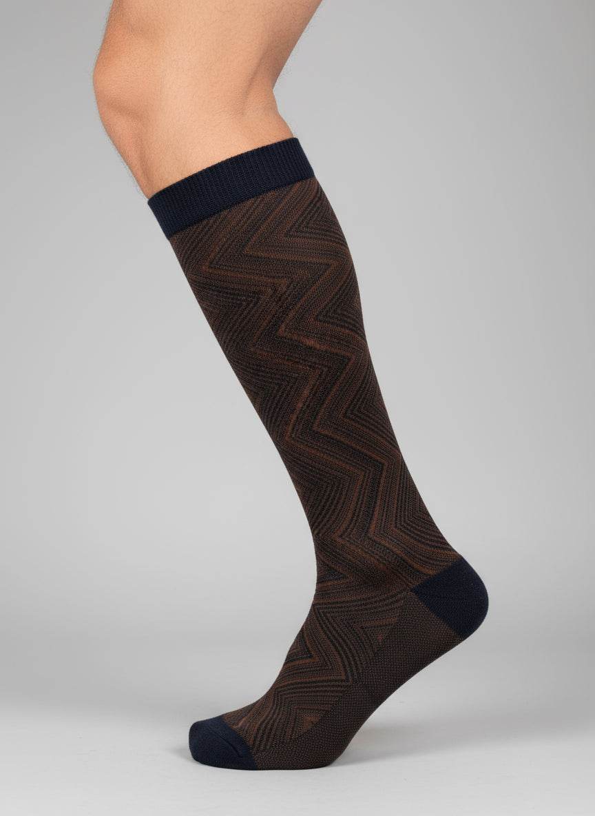 Calze lunghe Fantasia Uomo 538 LF Dandy Ironic Socks - evabiancheria