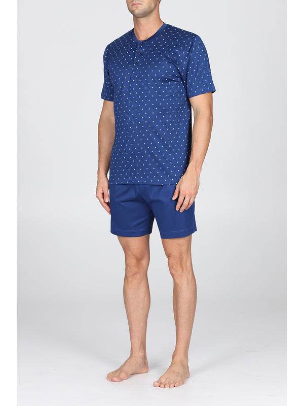 Pigiama corto Uomo Sappada Jac214 Rombi Julipet - evabiancheria