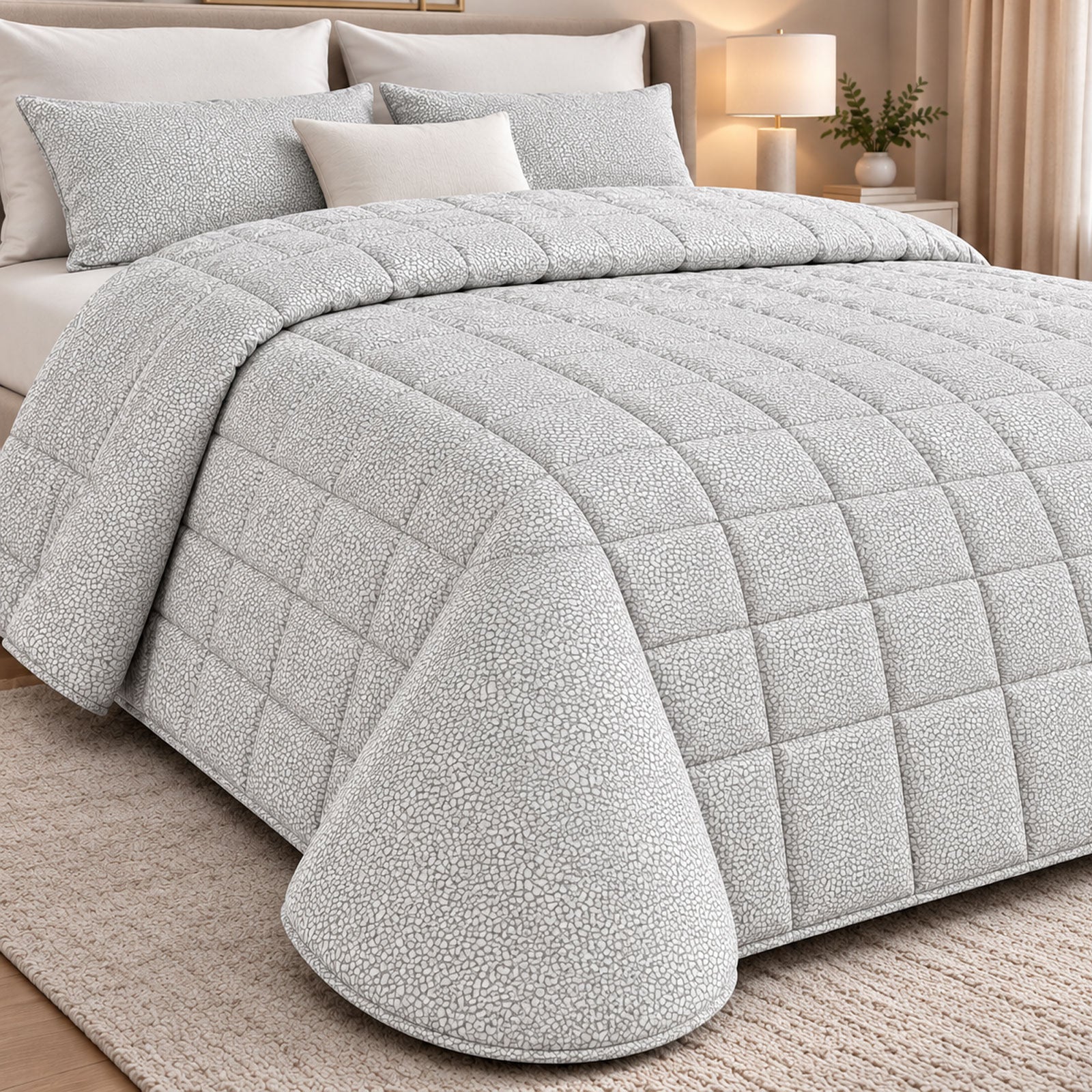 Trapunta jacquard Biancheria Ursula Animalier Trap Eva Home