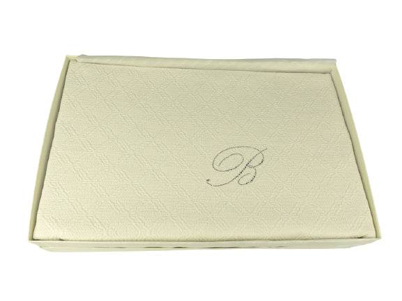 Copriletto Tinta Unita Biancheria Delfina Cprt Blumarine Home - evabiancheria