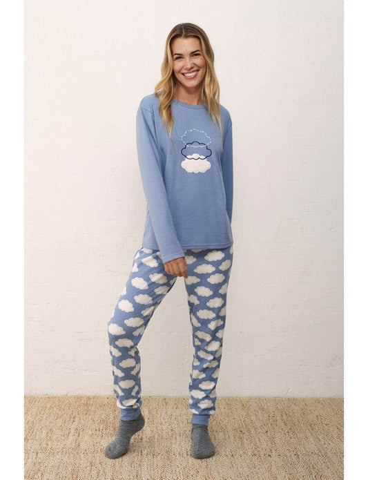 Pigiama Pigiama + Vestaglia Donna N18753 Promise - evabiancheria