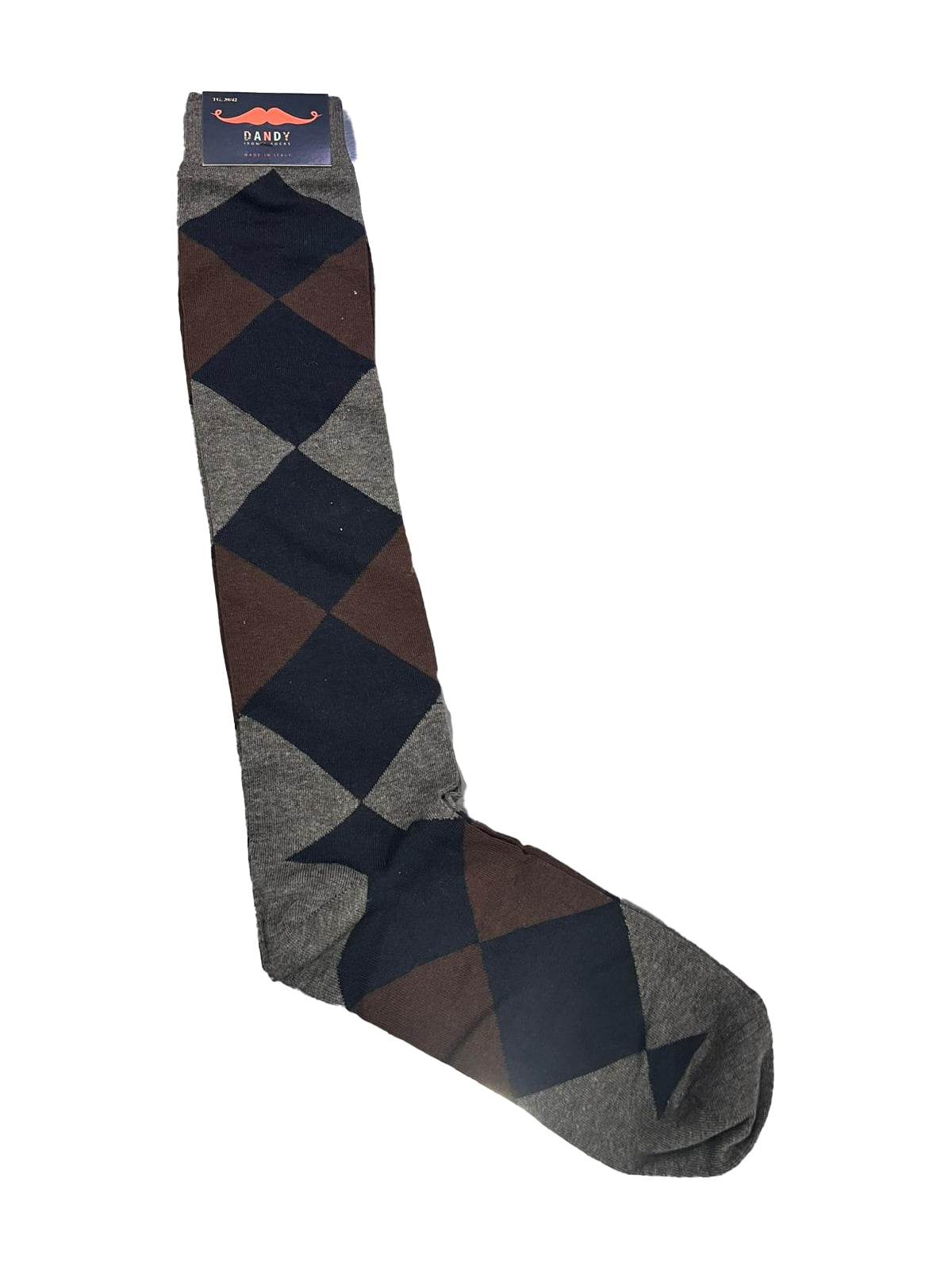 Calze lunghe Fantasia Uomo 542 LF Dandy Ironic Socks - evabiancheria