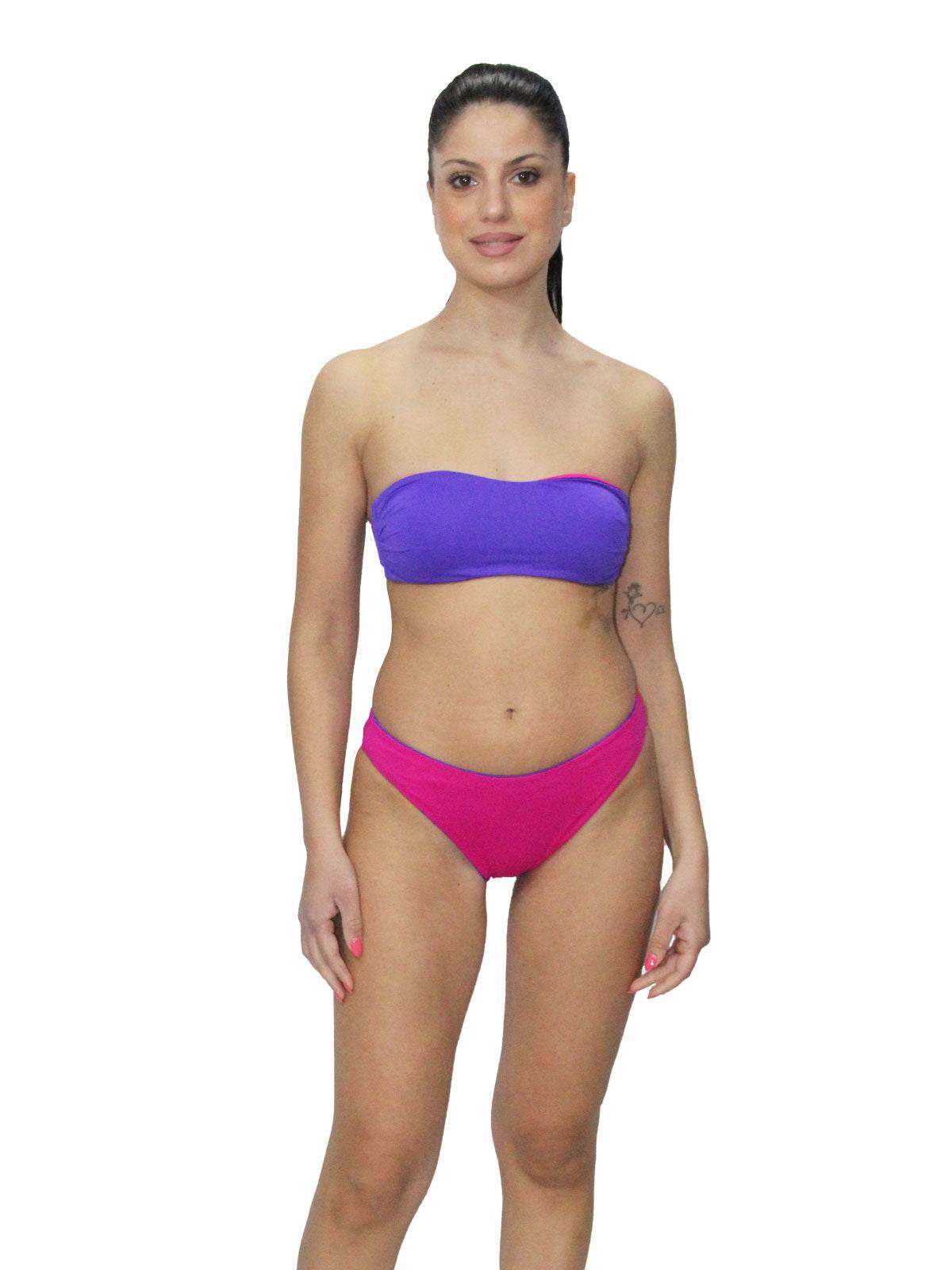 Bikini Fascia Preformata Donna H308 Huitre - evabiancheria