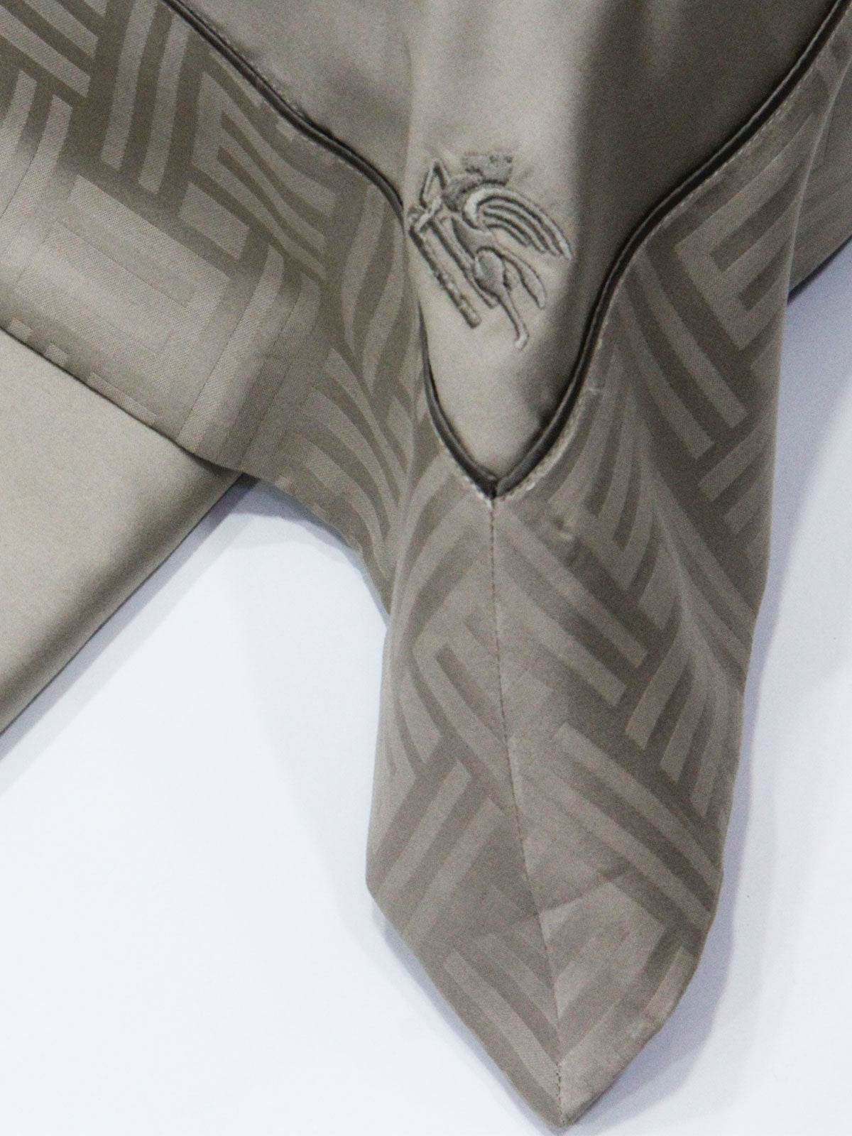 Lenzuola Tinta Unita Biancheria New Monogram AU046 Etro Home - evabiancheria