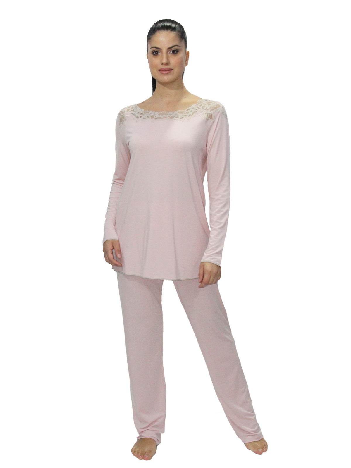 Pigiama Giro collo Donna Grenoble Paladini - evabiancheria