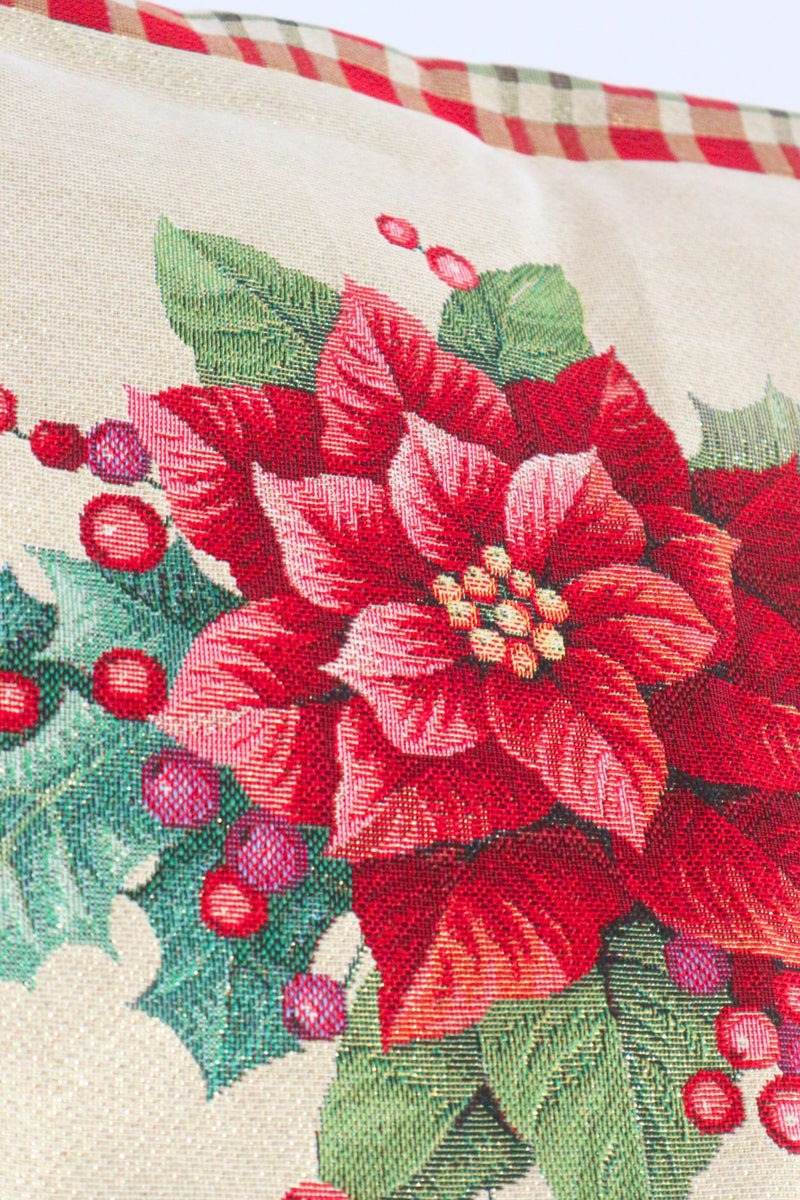 Cuscino 45x45 natalizio Biancheria Bacca Federa Nat Mae - evabiancheria