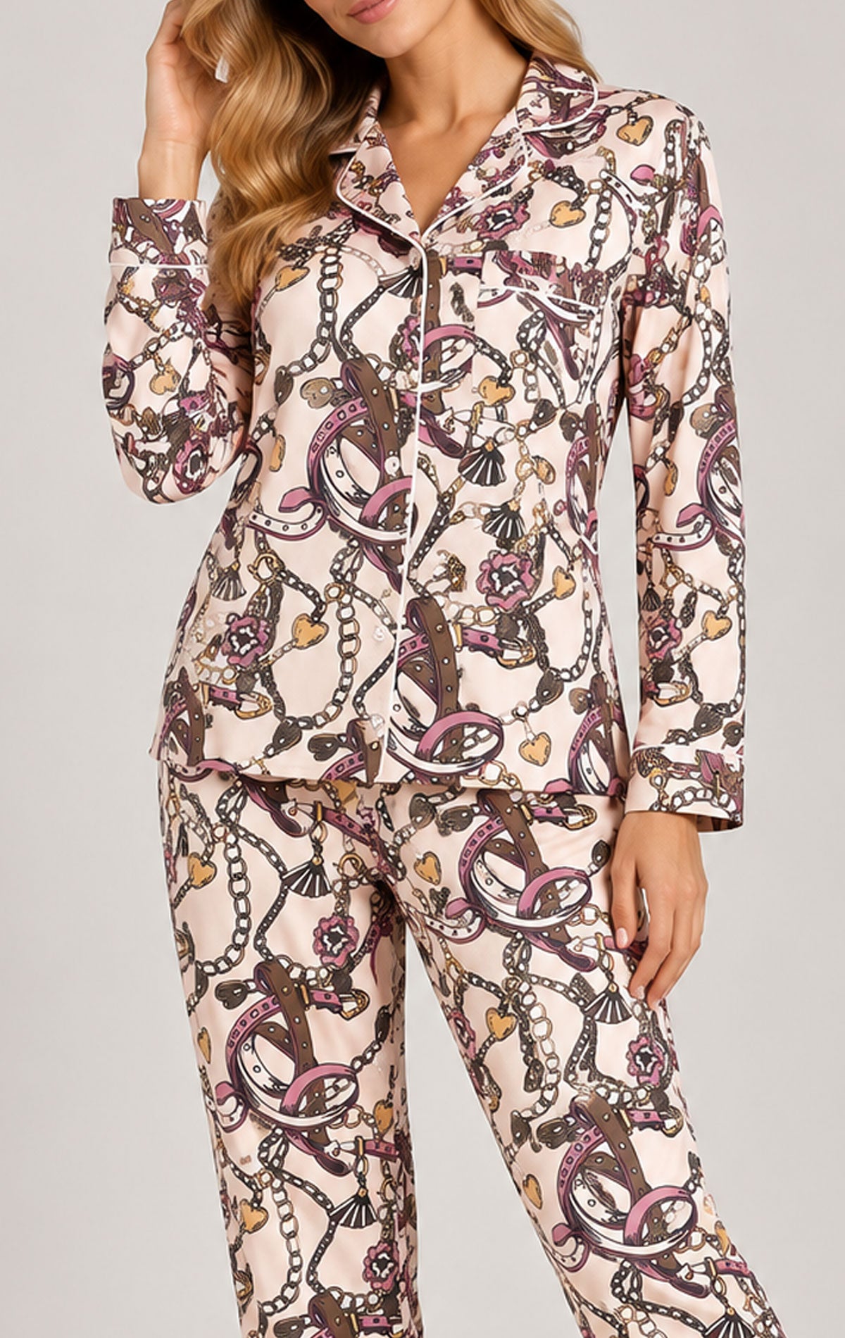 Pigiama Aperto Donna 6P86023 R MaryHome