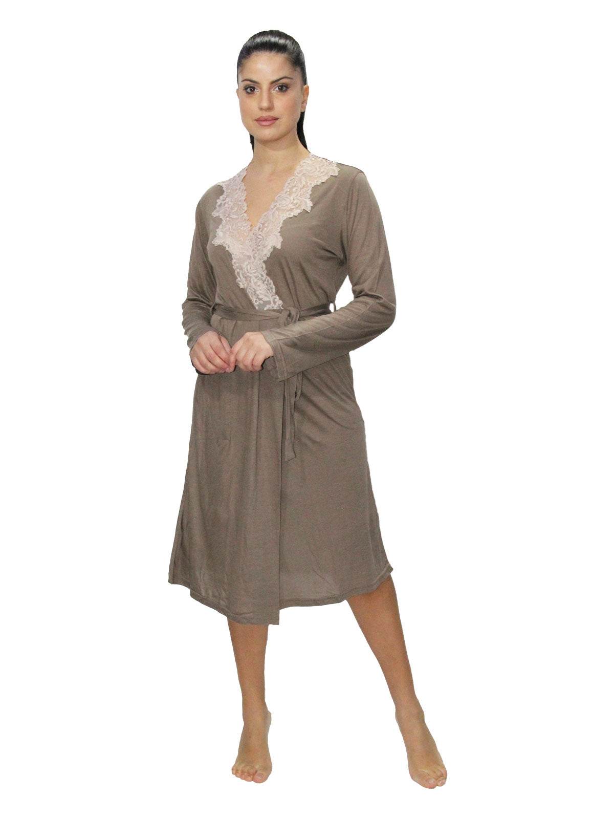 Vestaglia Incrocio Donna I24822 8 Prima Rosa - evabiancheria