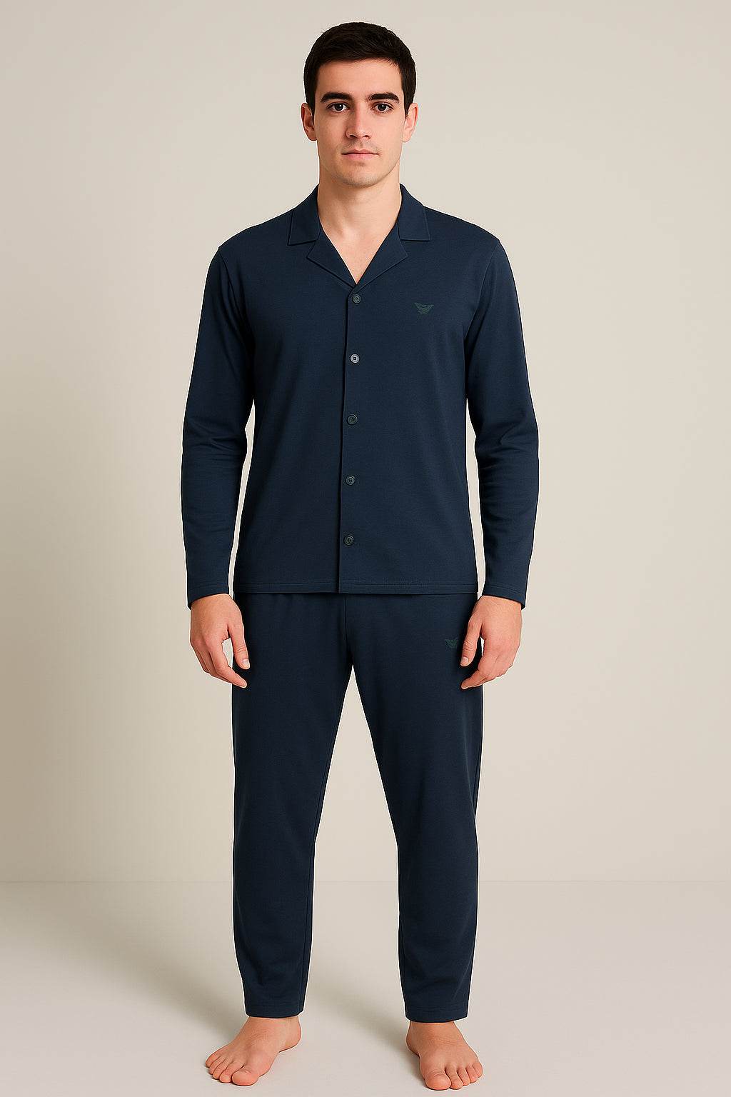 Pigiama Giro collo Uomo AF10789 EM000615 Emporio Armani - evabiancheria